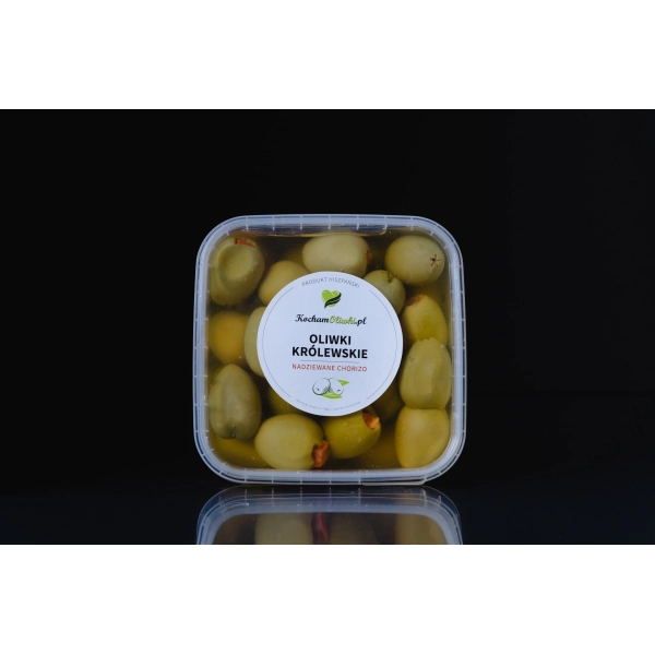 Oliwki Królewskie nadziewane chorizo 250g